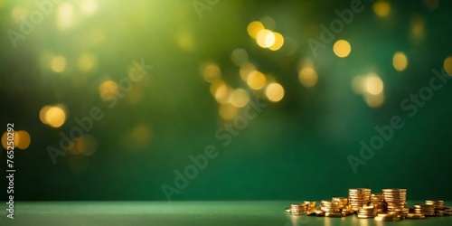 black background, directional light from the corner, golden bokeh in one part of the picture