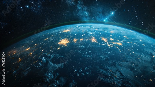 Earth From Space: City Lights Illuminating Countries