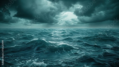 Stormy Seascape: Rough Seas with Tempestuous Sky © Matt