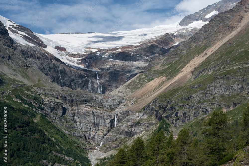View from the Bernina Express in Switzerland