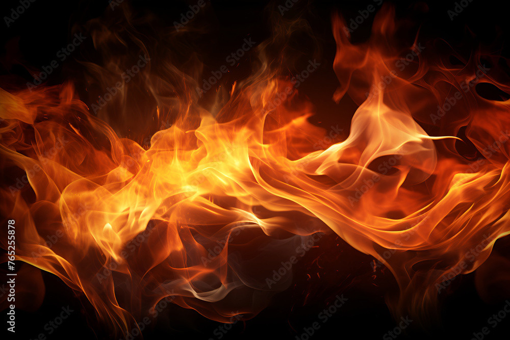 Fire flames background Fire flames background