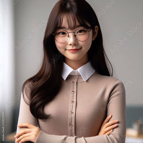 Wallpaper Mural 여학생 상반신 사진 Torontodigital.ca