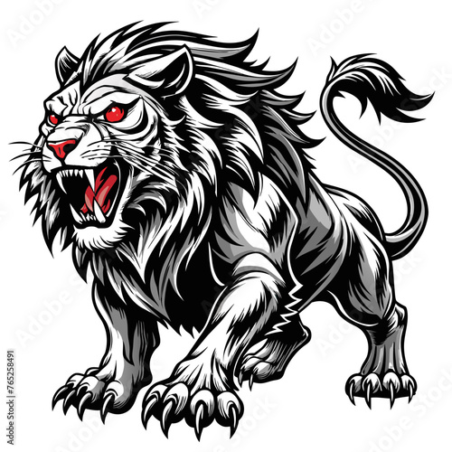 lion head tattoo