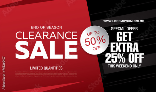 sale banner layout design vector illustration