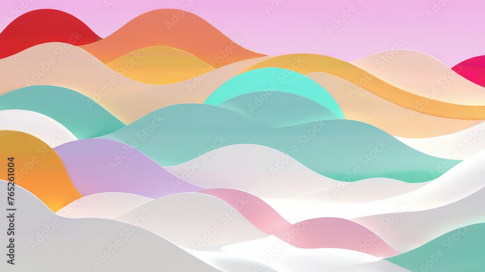 Majestic Mountain Range Under Pink Sky Majestic Mountain Range Under Pink Sky