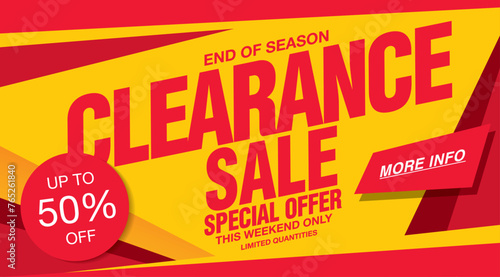 sale banner layout design vector illustration
