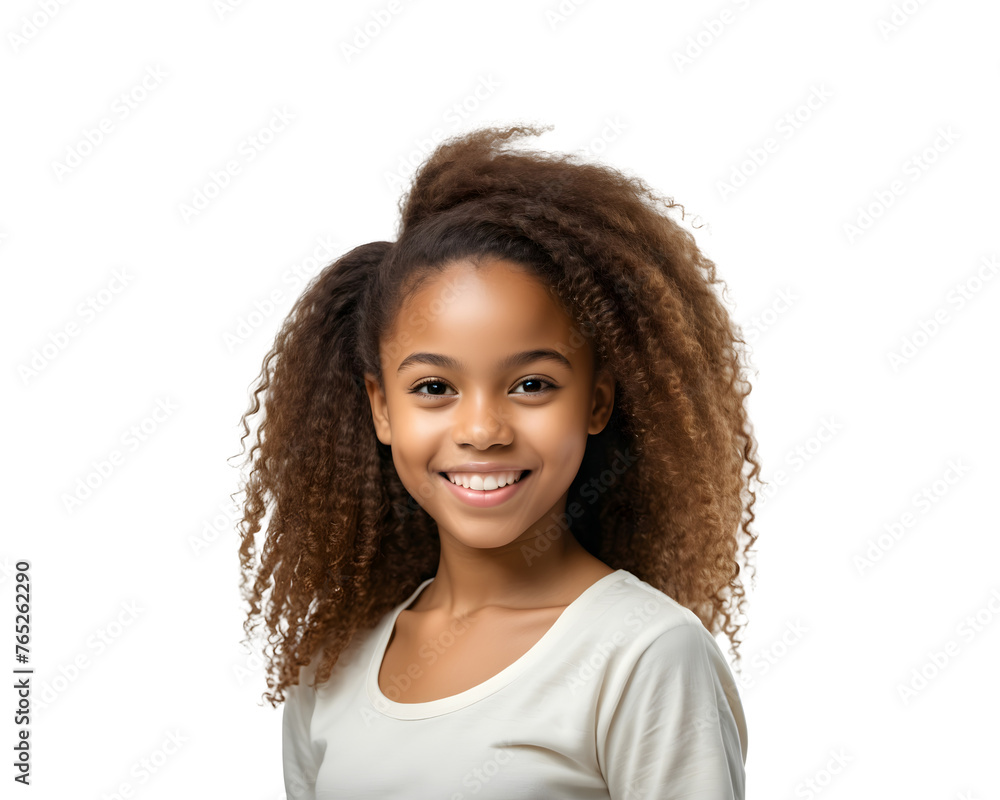 Portrait of happy young african girl smiling on transparent background. Portrait of happy young african girl smiling on transparent background.