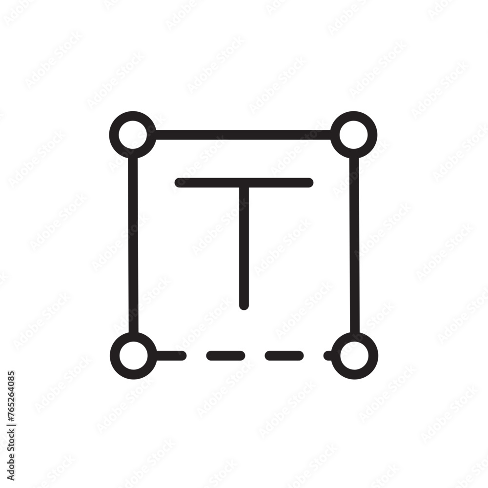 Editor Interface Text Line Icon Editor Interface Text Line Icon