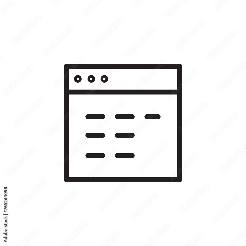Editor Text Learning Line Icon Editor Text Learning Line Icon