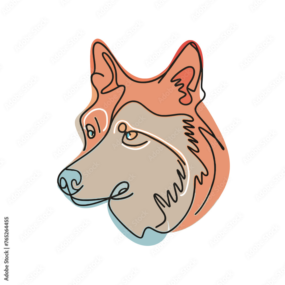 drawing illustration of a dog drawing illustration of a dog
