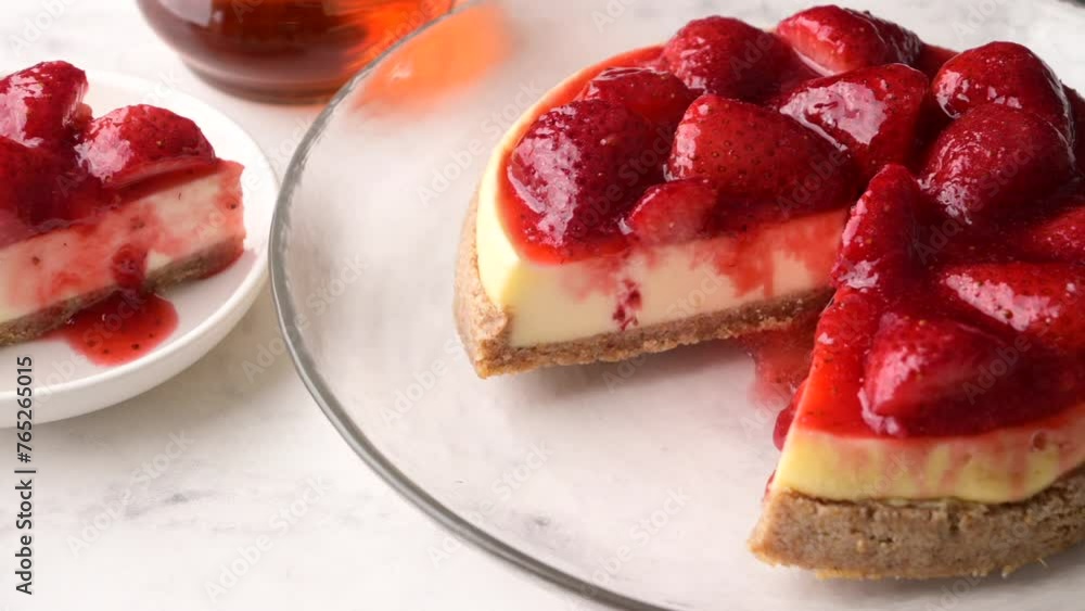 new york style strawberry cheese cake new york style strawberry cheese cake