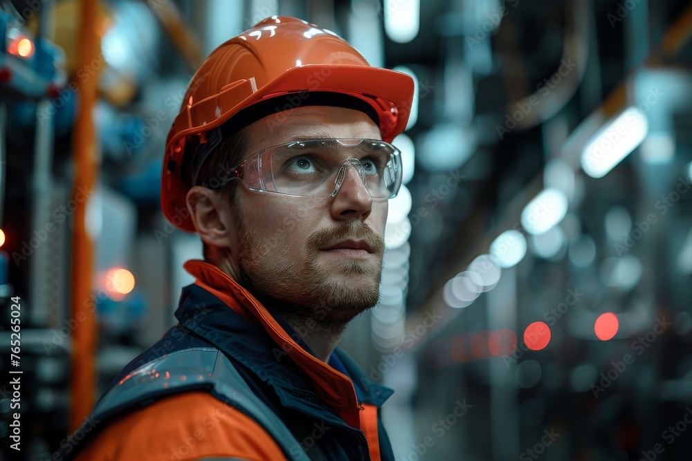 An IT technician in a smart factory implementing 5G connectivity for industrial IoT applications An IT technician in a smart factory implementing 5G connectivity for industrial IoT applications