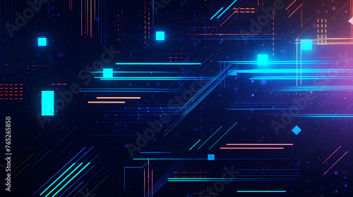 Abstract digital data background, can be used to describe network capabilities