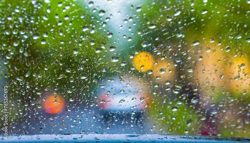 雨天時の運転中のイメージ