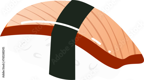 Sushi Illustration. Japanese food Illustration.