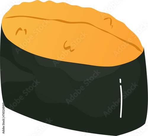 Sushi Illustration. Japanese food Illustration.