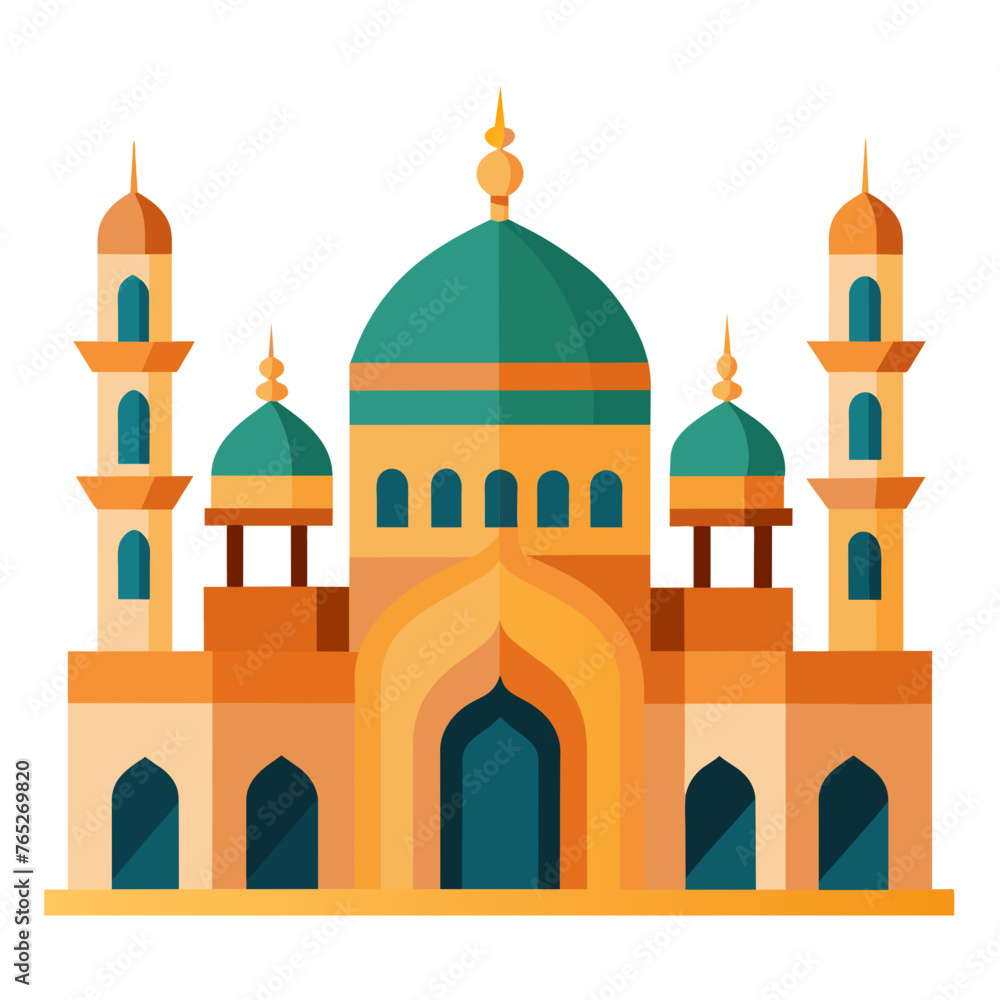 vector illustration of Masjid