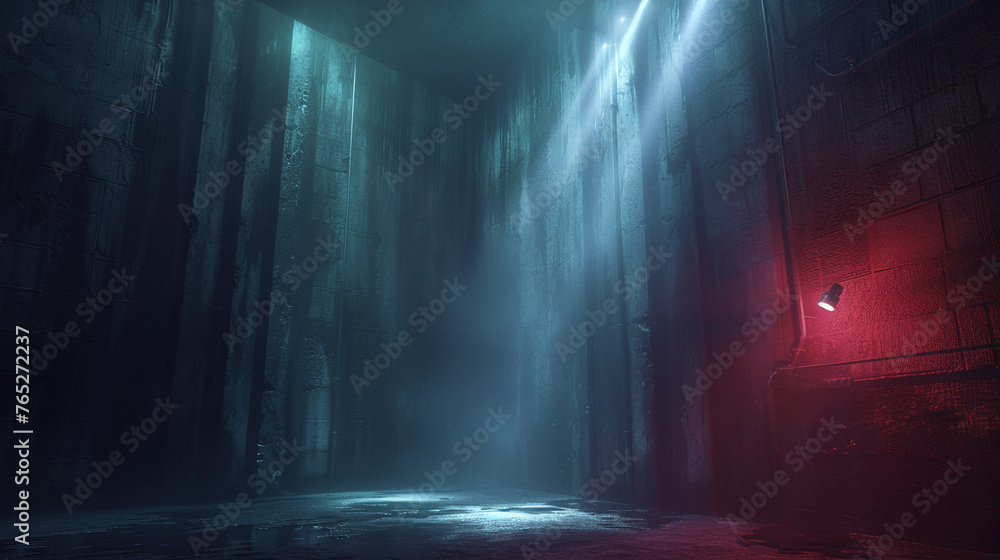 Ambient and Music. directional spot-light from right. AI generative Ambient and Music. directional spot-light from right. AI generative