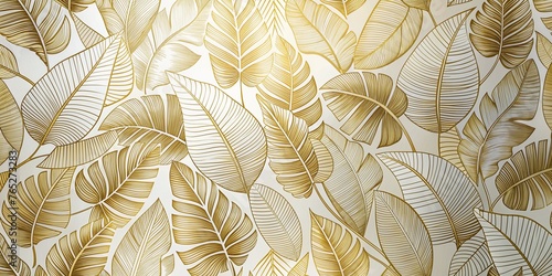 Tropical Leaf Wallpaper Luxury Nature Leaves Pattern - Exotic Background