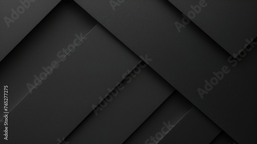 Black textured abstract geometric background