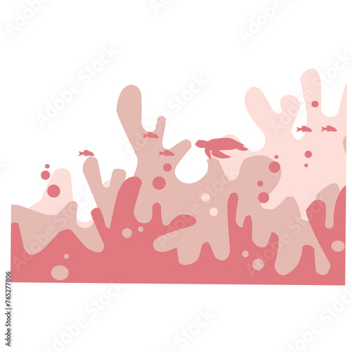 Coral and reef background 