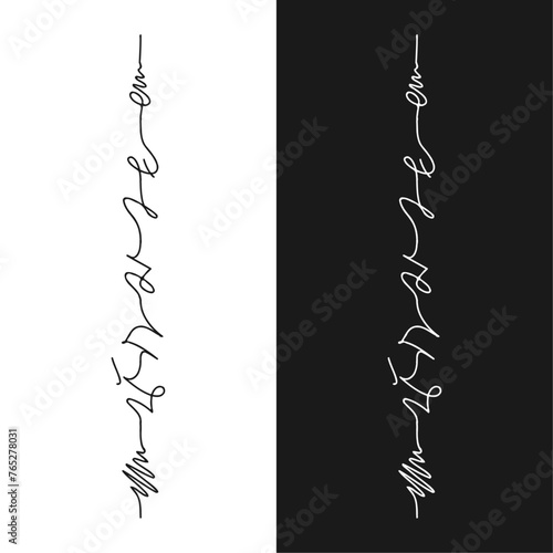 Nak Muay Wordmark Unalome