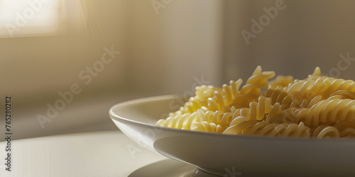 pasta on a plate, generative AI