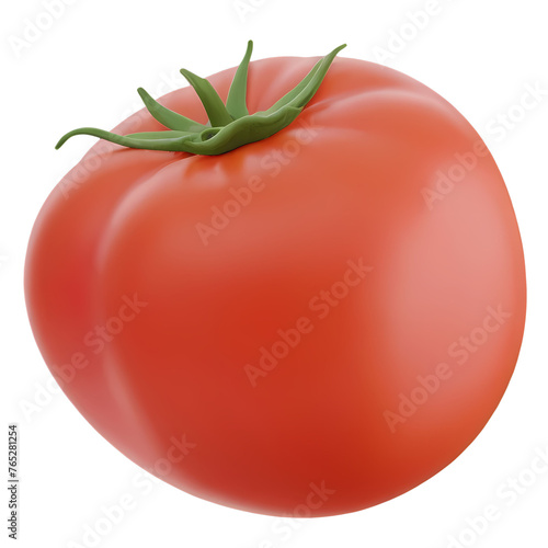 Tomato Isolated 3d render Illustration