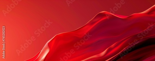 A red fabric with a red background