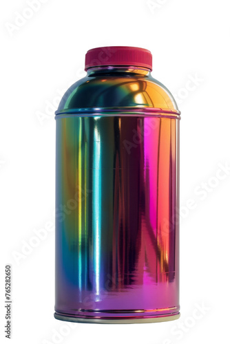 Vibrant Iridescent Spray Can