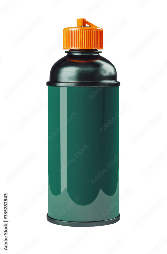 Green Spray Paint Can With Orange Cap Green Spray Paint Can With Orange Cap