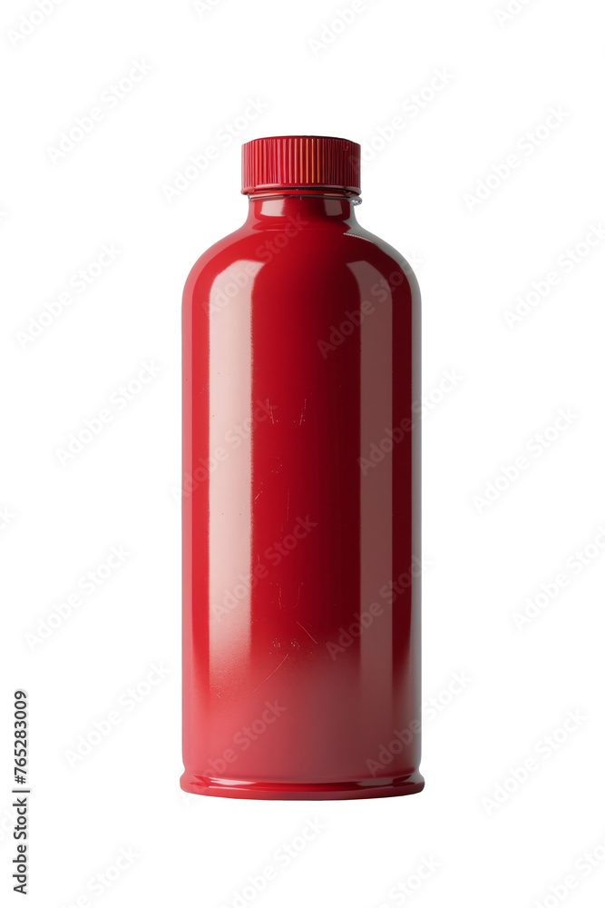 Red Water Bottle on Transparent Background Red Water Bottle on Transparent Background