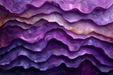 A closeup of a purple wave resembling a painting, showcasing the beauty of nature in shades of violet and azure, resembling a geological phenomenon with an electric blue pattern