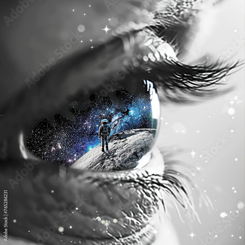 Dream eye about Astronut photo