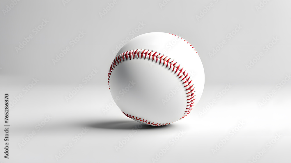 3D Baseball Ball Clean Design Enhancing Sport Event and Championship Template Visuals 3D Baseball Ball Clean Design Enhancing Sport Event and Championship Template Visuals