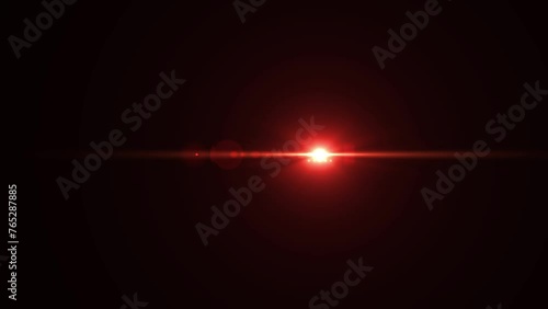 Abstract light video effect black background overlay 3 colors, red light, blue light, orange light