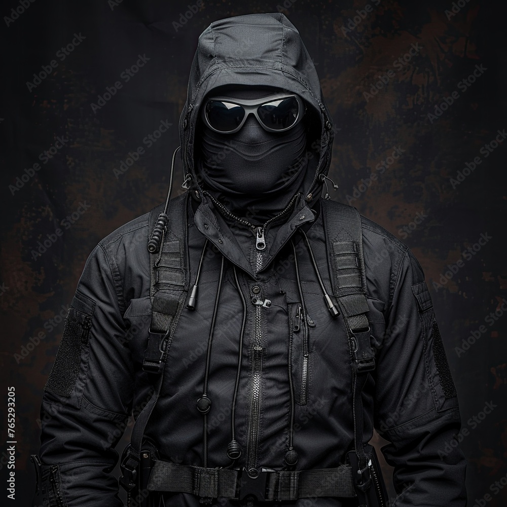 stealth tech wear for urban espionage, blending with shadows stealth tech wear for urban espionage, blending with shadows