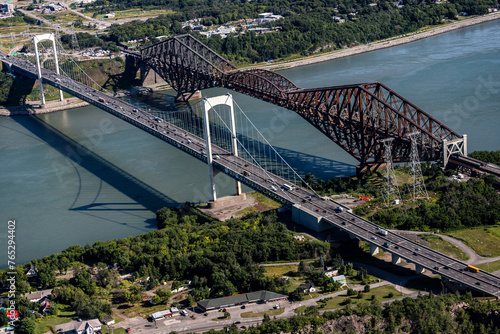 Aerial View of Québec Bridge Quebec City