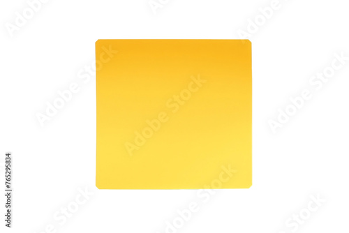 Vibrant yellow paper stickers gleam brightly, their practicality highlighted against a pristine white backdrop, offering organization and reminders in office settings.