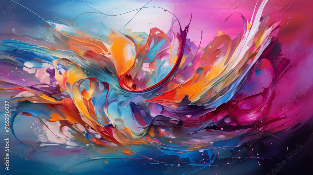 Abstract colorful oil paint Abstract colorful oil paint