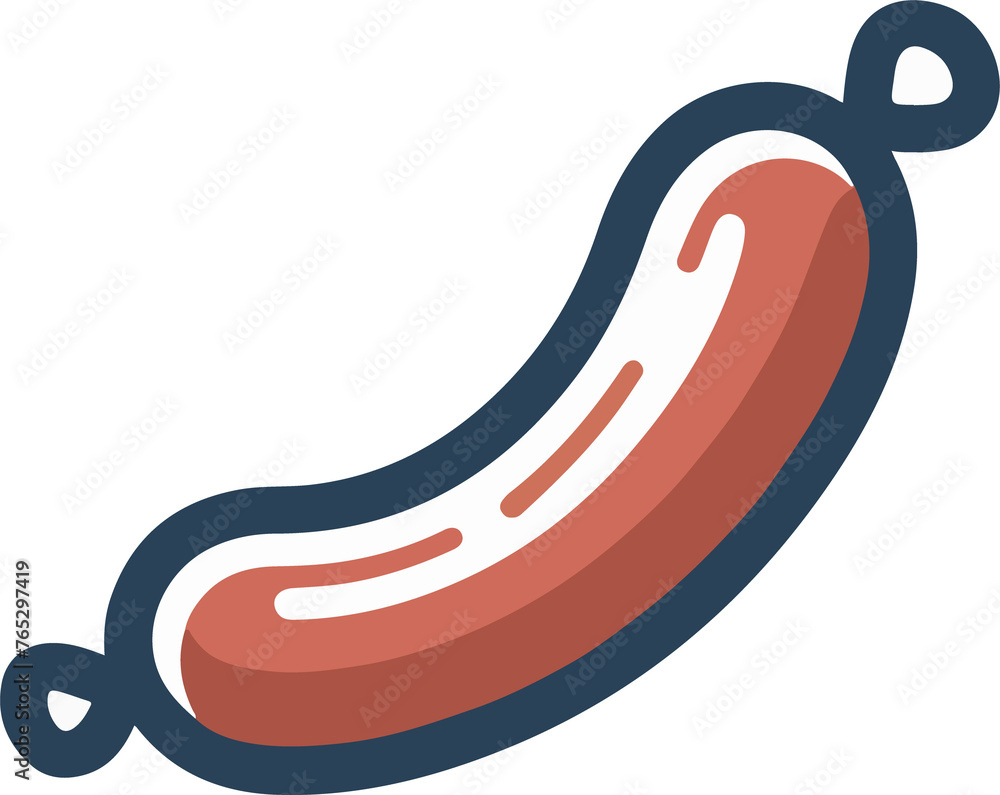 Sausage illustration artificial intelligence generation. Sausage illustration artificial intelligence generation.