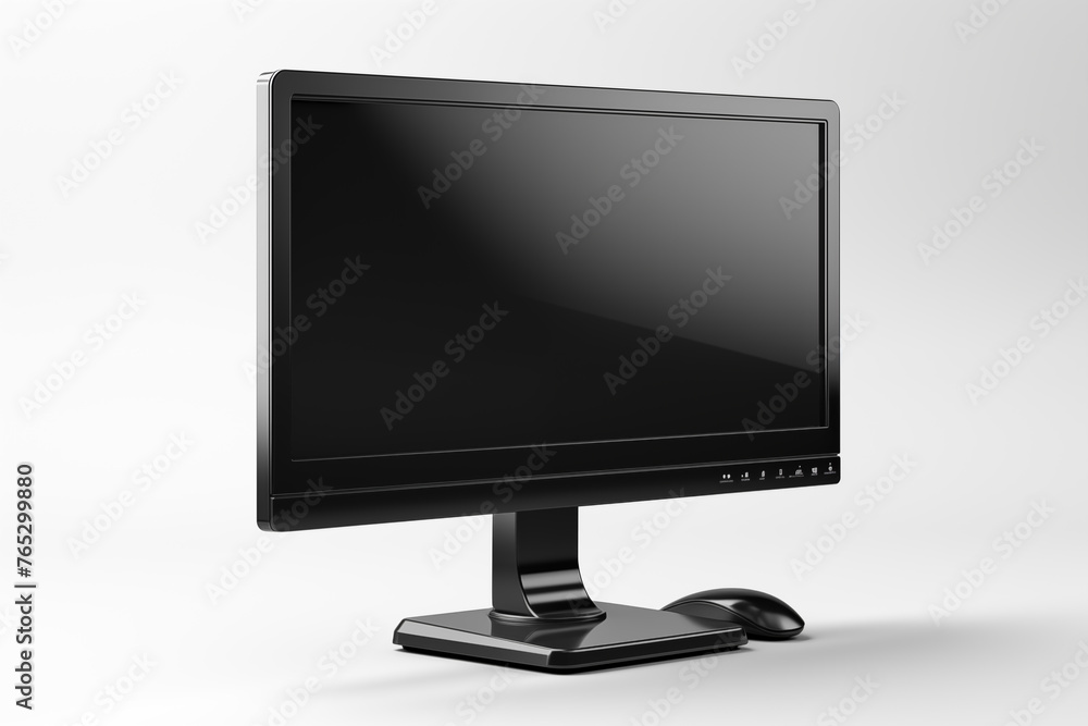 Monitor screen isolated on white background. Monitor screen isolated on white background.