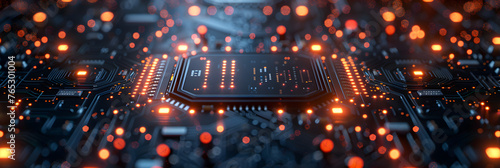 Circuit Board Technology Background,  Intricate electronic circuitry displayed on a   © AAmir