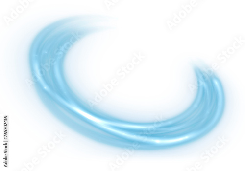 Orbital magical blue light effect