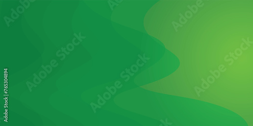 Abstract minimal background with green gradient. Dynamic wave banner background with soft green color. eps 10