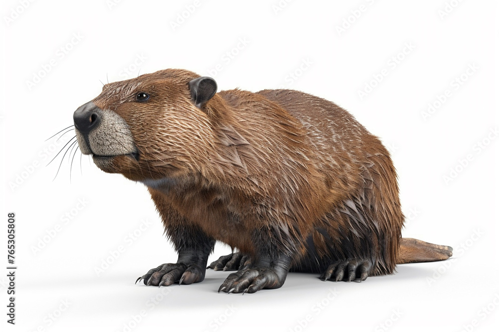 A Bear 3d render white background. Cute animal vocabulary for kindergarten children concept. A Bear 3d render white background. Cute animal vocabulary for kindergarten children concept.