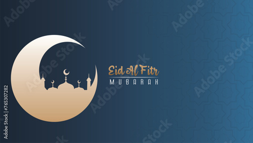 premium luxury eid al fitr design vector, banner, wallpaper, greeting background on social media and print media