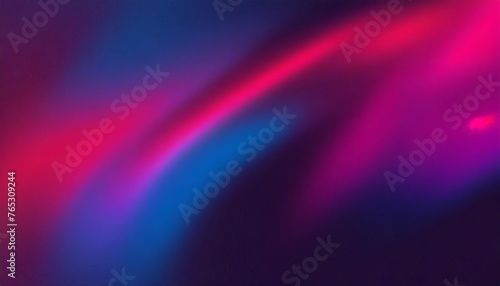 dark purple pink blue color gradient background blurred neon color flow grainy texture effect futuristic banner design © Francesco