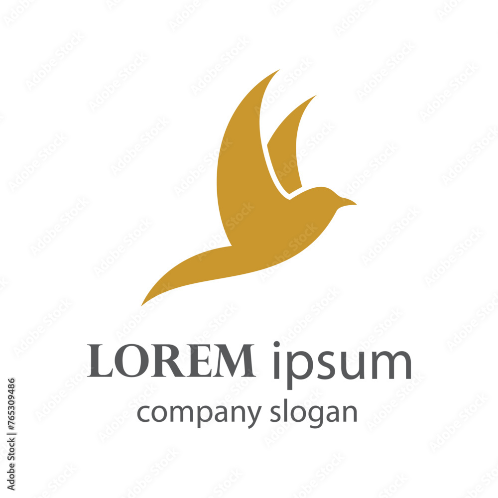 logo design of a flying dove flapping its wings logo design of a flying dove flapping its wings