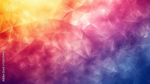 vector multicolored abstract background of effect geometric triangles.